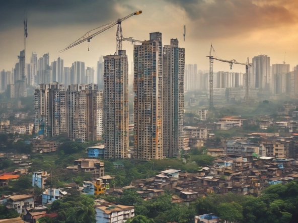 the future and skyline of mumbai