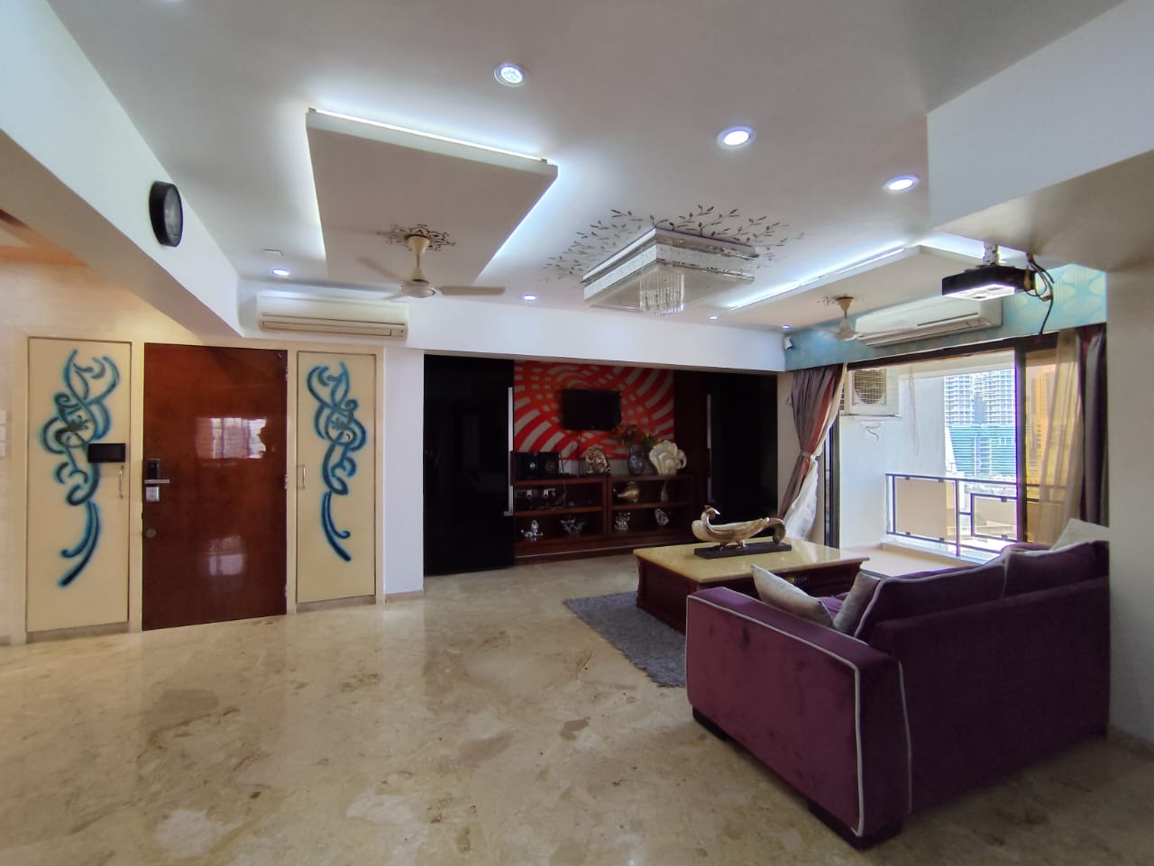 living and dining area