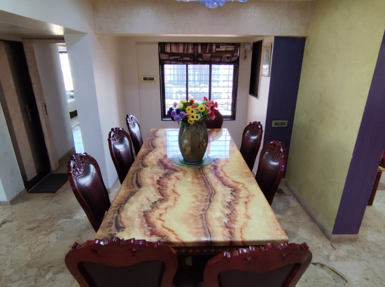 living and dining area