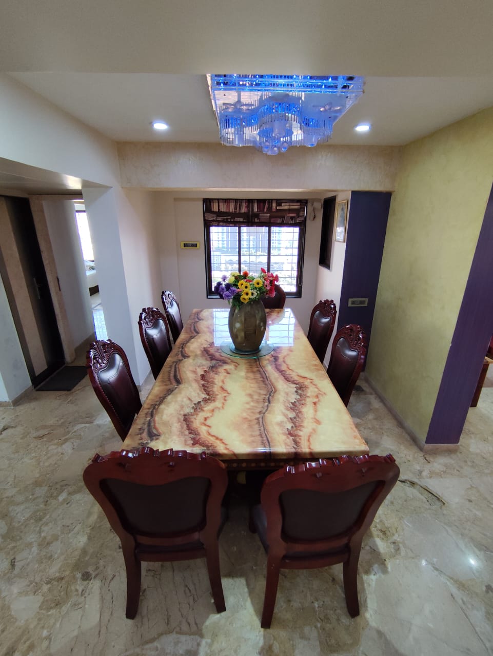 living and dining area