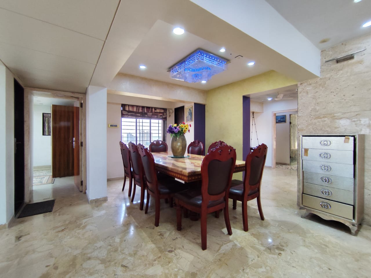 living and dining area